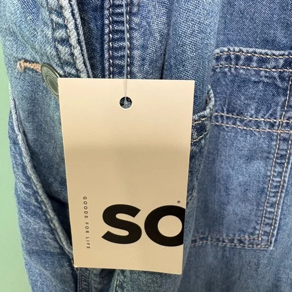 SO Blue Denim Kids One-Piece Overalls - Picture 6 of 8